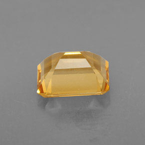 Citrino amarelo natural 1,74ct, corte esmeralda, VVS-VS
