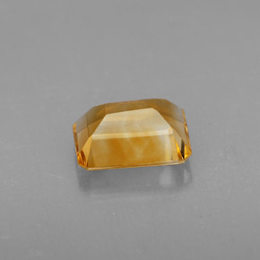 Citrino amarelo natural 1,97ct, corte esmeralda, VS