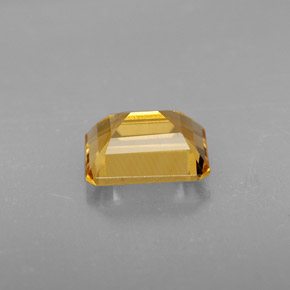 Citrino amarelo natural 2,03ct, corte esmeralda, VS