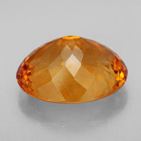 Citrino laranja natural 14,55ct, corte oval, IF