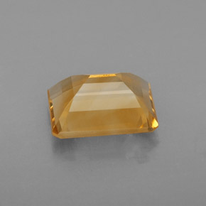 Citrino amarelo natural 2,14ct, corte esmeralda, VS