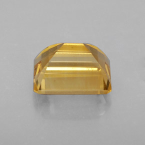 Citrino amarelo natural 2,56ct, corte esmeralda, VVS-VS