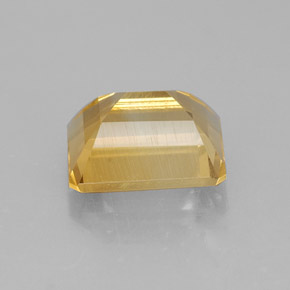 Citrino amarelo natural 2,50ct, corte esmeralda, VS