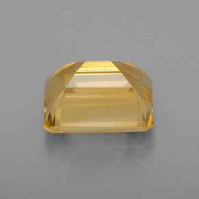 Citrino amarelo natural 2,49ct, corte esmeralda, VS