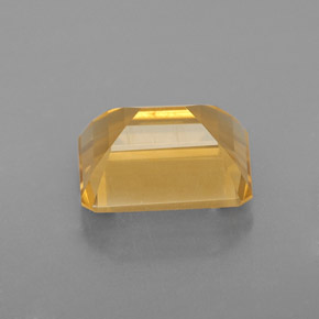 Citrino amarelo dourado natural 2,19ct, corte esmeralda, VVS