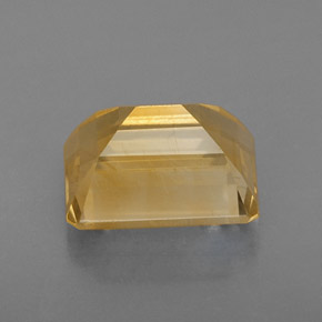 Citrino amarelo natural 2,33ct, corte esmeralda, VS