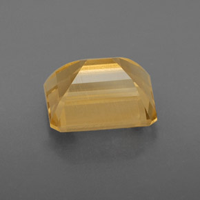 Citrino amarelo natural 2,46ct, corte esmeralda, VVS