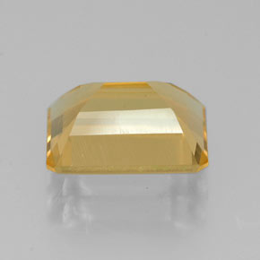 Citrino amarelo natural 2,23ct, corte esmeralda, VVS