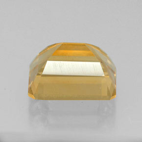Citrino amarelo natural 2,46ct, corte esmeralda, VVS