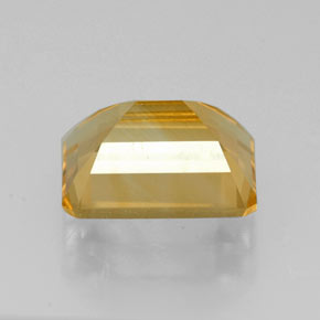 Citrino amarelo natural 2,18ct, corte esmeralda, VVS