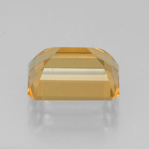 Citrino amarelo natural 2,24ct, corte esmeralda, VVS