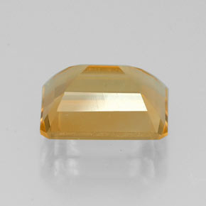 Citrino amarelo natural 2,22ct, corte esmeralda, VVS