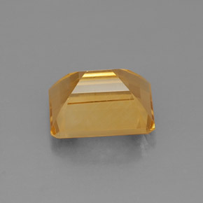 Citrino amarelo natural 2,37ct, corte esmeralda, VVS