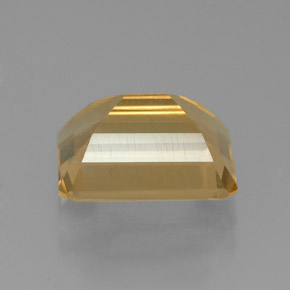 Citrino amarelo natural 2,19ct, corte esmeralda, VVS
