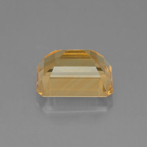 Citrino amarelo natural 2,35ct, corte esmeralda, VVS-VS