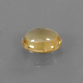 Citrino amarelo natural 2,62ct, corte oval, transparente