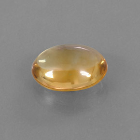 Citrino amarelo natural 2,63ct, corte oval, transparente