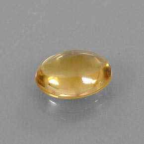 Citrino amarelo natural 2,77ct, corte oval, transparente