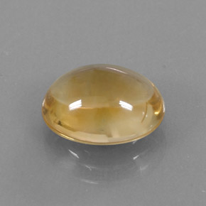 Citrino amarelo natural 3,28ct, corte oval, transparente