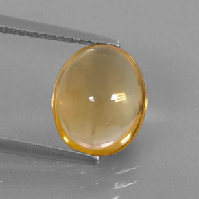 Citrino ouro natural 2,76ct, corte oval, transparente