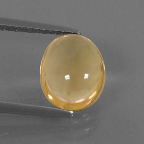 Citrino ouro natural 2,52ct, corte oval, transparente