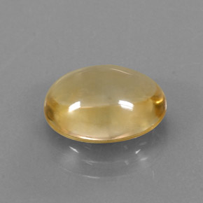 Citrino ouro natural 3,01ct, corte oval, transparente