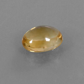 Citrino amarelo natural 2,22ct, corte oval, transparente