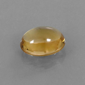 Citrino amarelo dourado natural 3,32ct, corte oval, transparente