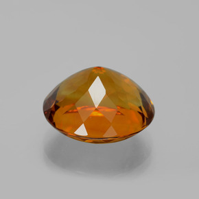 Citrino laranja natural 9,98ct, corte oval, IF