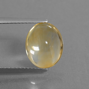 Citrino ouro natural 3,21ct, corte oval, transparente