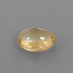 Citrino amarelo natural 3,01ct, corte oval, transparente