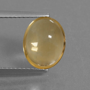 Citrino ouro natural 2,65ct, corte oval, transparente