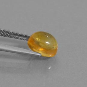 Citrino ouro natural 2,48ct, corte oval, transparente