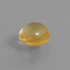 Citrino amarelo natural 1,71ct, corte oval, transparente