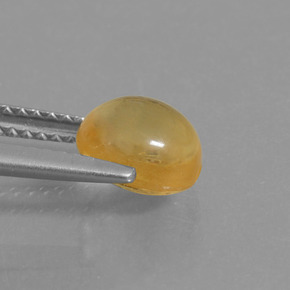 Citrino amarelo natural 1,71ct, corte oval, transparente