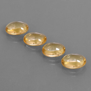 Pedras preciosas de citrino dourado natural de 8,20 ct, corte oval, transparente