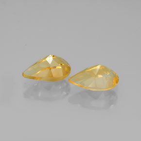 Pedras preciosas de citrino amarelo natural de  ct, formato de pêra, VVS