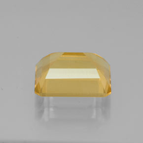 Citrino amarelo natural 2,23ct, corte esmeralda, VS