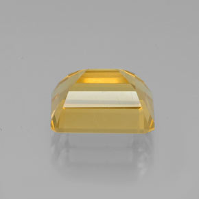 Citrino amarelo natural 2,29ct, corte esmeralda, VS