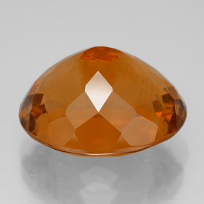 Citrino Amarelo alaranjado Natural 10.25ct, Corte Oval, VVS-VS