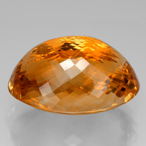 Citrino amarelo natural 66,07ct, corte oval, VVS
