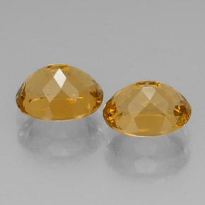 Pedras preciosas de citrino amarelo natural de  ct, corte oval, IF