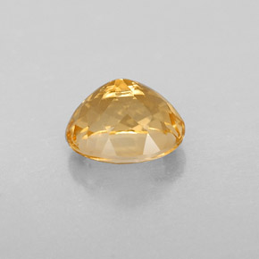 Citrino amarelo natural 1,69ct, corte oval, IF