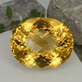 Citrino Amarelo dourado Natural 48.19ct, Corte Oval, VVS