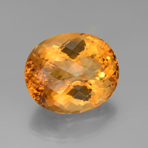 Citrino ouro natural 60,77ct, corte oval, VVS