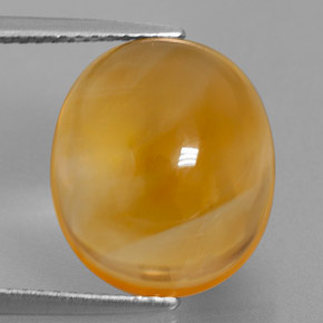 Citrino amarelo natural 8,07ct, corte oval, transparente