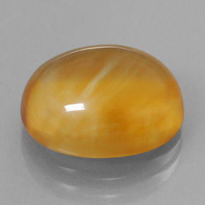 Citrino amarelo natural 8,07ct, corte oval, transparente