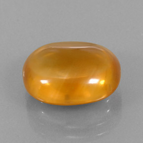 Citrino laranja natural 7,81ct, corte oval, transparente