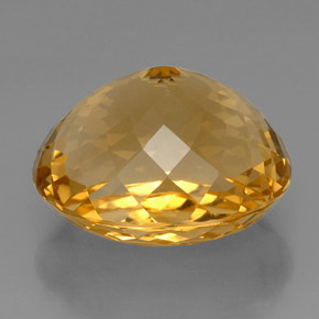 Citrino amarelo natural 57,19ct, corte oval, VVS