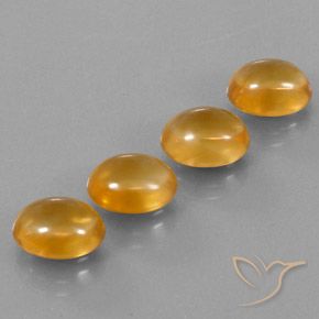 Pedras preciosas de Citrino Laranja-Ouro natural de 11.46 ct, oval, Transparente